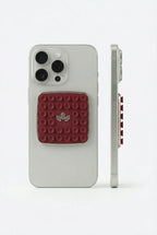 JHADE PopCase Mini silicone suction grip phone case in Burgundy Heritage