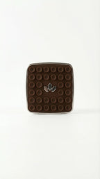 JHADE PopCase Mini in Espresso Silk, front angle