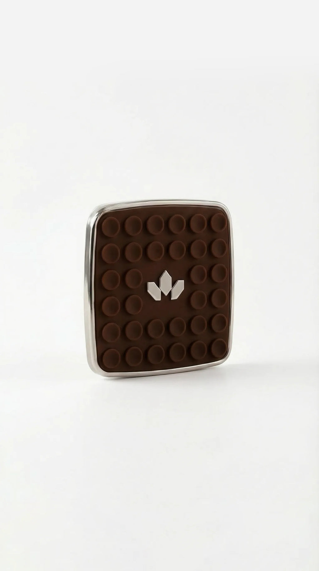 JHADE PopCase Mini in Espresso Silk, side angle