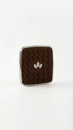 JHADE PopCase Mini in Espresso Silk, side angle