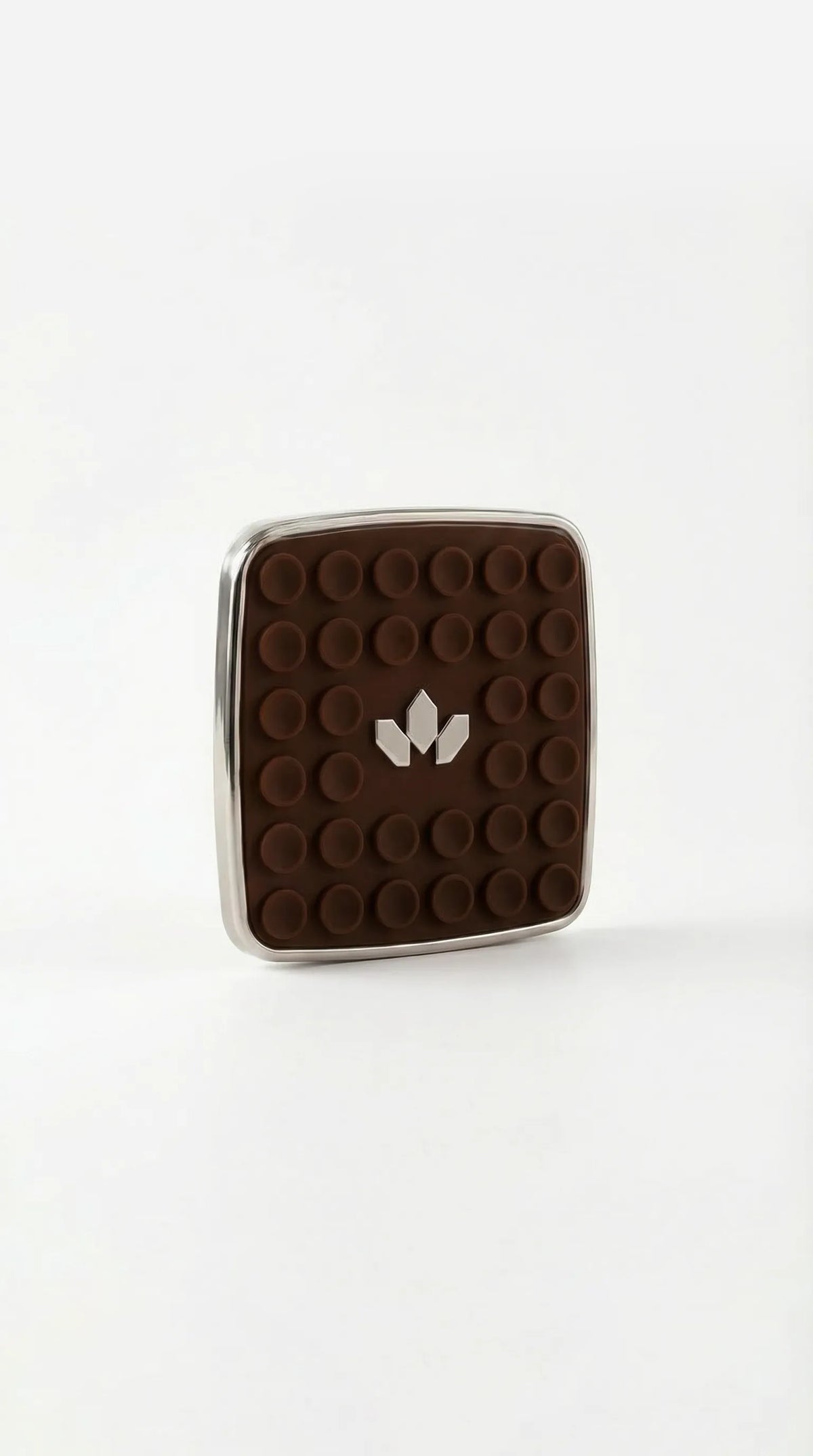 JHADE PopCase Mini in Espresso Silk, side angle