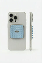 JHADE PopCase Mini silicone suction grip phone case in Skyline Blue