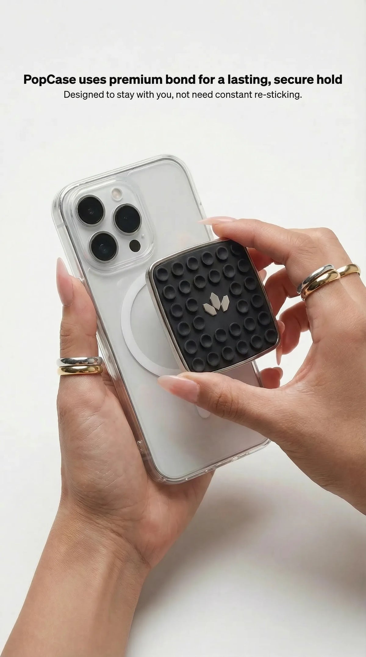 JHADE PopCase Mini in Noir Profond, product detail