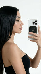 JHADE PopCase Mini in Noir Profond, back view